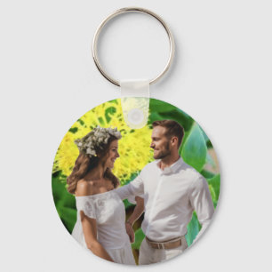 Elegante "Merry & Verheiratet" Weihnachtsschmuck Schlüsselanhänger