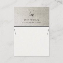 ELEGANTE METALLIC-IMITATE SILVER LOGO NECKLACE DIS