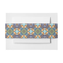 Elegante mexikanische Floral Talavera Tile Hochzei