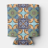 Elegante mexikanische Floral Talavera Wedding Dosenkühler (Rückseite)