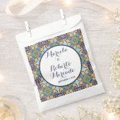 Elegante mexikanische Floral Talavera Wedding Geschenktütchen (Ausgeschnitten)