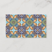 Elegante mexikanische Hochzeit Platzkarte (Rückseite)