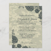 Elegante Militärhochzeits-Einladungen Einladung (Vorne/Hinten)