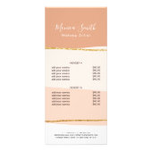 Elegante Mindestpreise für abstrakten Glitzer Werbekarte (Hinten)