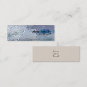 Elegante Mini-Visitenkarte Mini Visitenkarte (Vorne/Hinten)