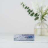 Elegante Mini-Visitenkarte Mini Visitenkarte (Stehend Vorderseite)