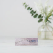 Elegante Mini-Visitenkarte Mini Visitenkarte (Stehend Vorderseite)