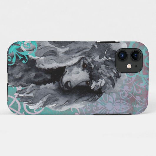 Elegante Miniatur Poodle Case-Mate iPhone Hülle (Rückseite (Horizontal))