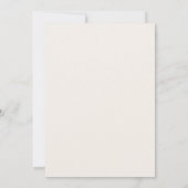 Elegante Minimal 40. Geburtstagsfeier Einladung (Rückseite)