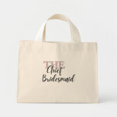 Elegante Minimal Art Mini Tasche - Chief Bridesmai (Vorne)