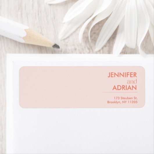 Elegante Minimal braun Siegel Moderne Hochzeit Rüc (Insitu)