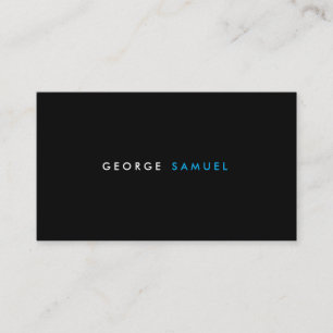 Elegante Minimal Business Branding Visitenkarte