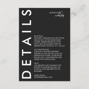 Elegante Minimal Eerie San Salvatore - der Zuckerh Begleitkarte