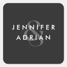 Elegante Minimal Eerie San Salvatore - der Zuckerh Quadratischer Aufkleber