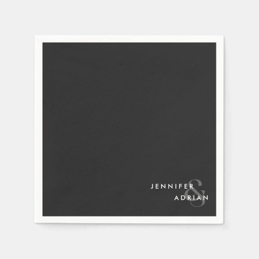 Elegante Minimal Eerie San Salvatore - der Zuckerh Serviette (Vorderseite)