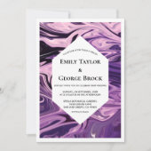 Elegante Minimal Geometrische Galaxie Kunstschick Einladung (Vorderseite)