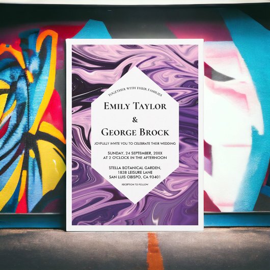 Elegante Minimal Geometrische Galaxie Kunstschick Einladung