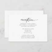 Elegante Minimal-Hochzeitstitel Dankeskarte (Vorne/Hinten)