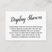 Elegante, Minimal No Wrap Brautparty Geschenkkarte Begleitkarte (Vorderseite)