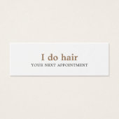 Elegante Minimal Schwarz-weiß Golden Hair (Vorderseite)