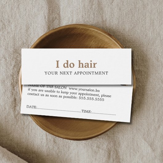 Elegante Minimal Schwarz-weiß Golden Hair