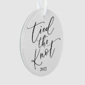 Elegante Minimal Verheiratete Ornamente im ersten (Vorderseite)