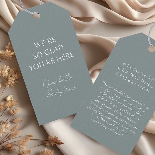 Elegante, minimale, handschriftlich, Tiefseegarant Geschenkanhänger