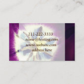 Elegante Minimale Visitenkarte (Rückseite)