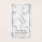 Elegante minimale Visitenkarte für Social Media (Vorderseite)