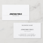 Elegante Minimalistisch Beruflich Moderne Sleek Sc Visitenkarte (Vorne/Hinten)