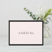 Elegante Minimalistisch Luxus Boutique Rosa Gesche (Stehend Vorderseite)