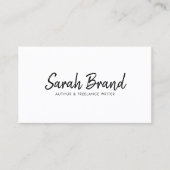 Elegante Minimalistisch Moderne Beruflich Visitenkarte (Vorderseite)