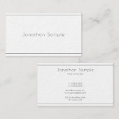 Elegante Minimalistisch Moderne Berufliche Sleek L Visitenkarte (Vorne/Hinten)