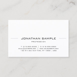 Elegante Minimalistisch Moderne Sleek Beruflich Sc Visitenkarte