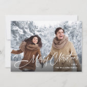 Elegante Minimalistisch Moderne Weihnachten 3 Foto (Vorderseite)