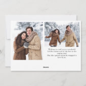 Elegante Minimalistisch Moderne Weihnachten 3 Foto (Rückseite)