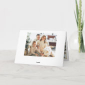 Elegante Minimalistisch Moderne Weihnachten 3 Foto (Rückseite)