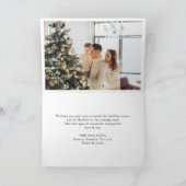 Elegante Minimalistisch Moderne Weihnachten 3 Foto (Innenseite)