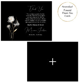 Elegante Minimalistisch-orthodoxe Christliche Beer Dankeskarte