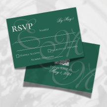 Elegante Minimalistisch Sage Green Monogram Weddin