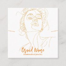 Elegante Minimalistisch Zeichnend Schmuckanzeige (