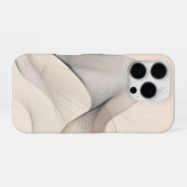 Elegante Minimalistische Abstrakte Linie Kunst, Di iPhone Hülle (Rückseite (Horizontal))