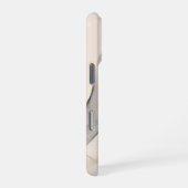 Elegante Minimalistische Abstrakte Linie Kunst, Di iPhone Hülle (Rechte Seite)