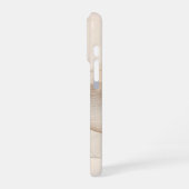 Elegante Minimalistische Abstrakte Linie Kunst, Di iPhone Hülle (Linke Seite)