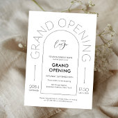 Elegante Minimalistische Arch New Business Einladung