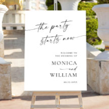 Elegante Minimalistische Begrüßungskalligrafie