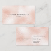 Elegante Minimalistische Berufliche Moderne Frosto Visitenkarte (Vorne/Hinten)