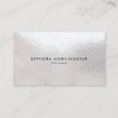 Elegante Minimalistische Berufliche Moderne Frosto Visitenkarte (Vorderseite)