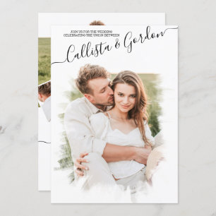 Elegante Minimalistische Bilderkollektion Einladung