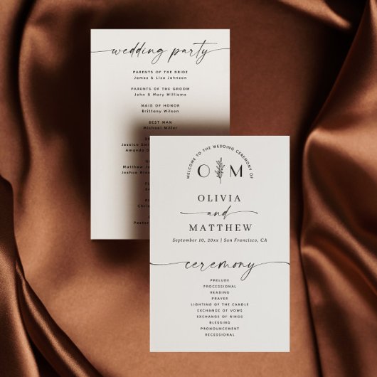 Elegante Minimalistische Blumenhochzeit | Skriptpr